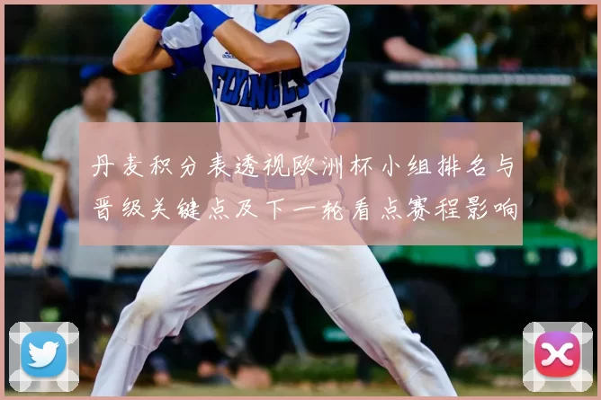 丹麦积分表透视欧洲杯小组排名与晋级关键点及下一轮看点赛程影响